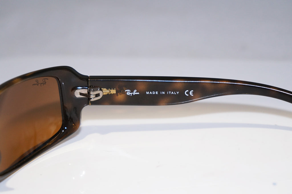 RAY-BAN Vintage Mens Designer Sunglasses Brown Rectangle RB 4088 710 14655