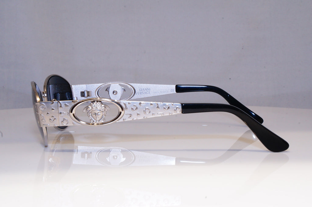 GIANNI VERSACE Mens Womens Vintage Designer Sunglasses Silver MOD S51 26M 18318