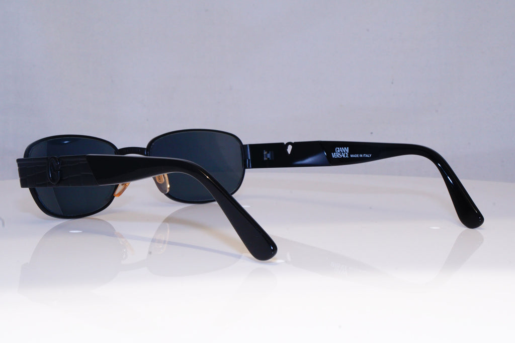GIANNI VERSACE Mens Vintage Designer Sunglasses Black MOD S21 COL 028 18272