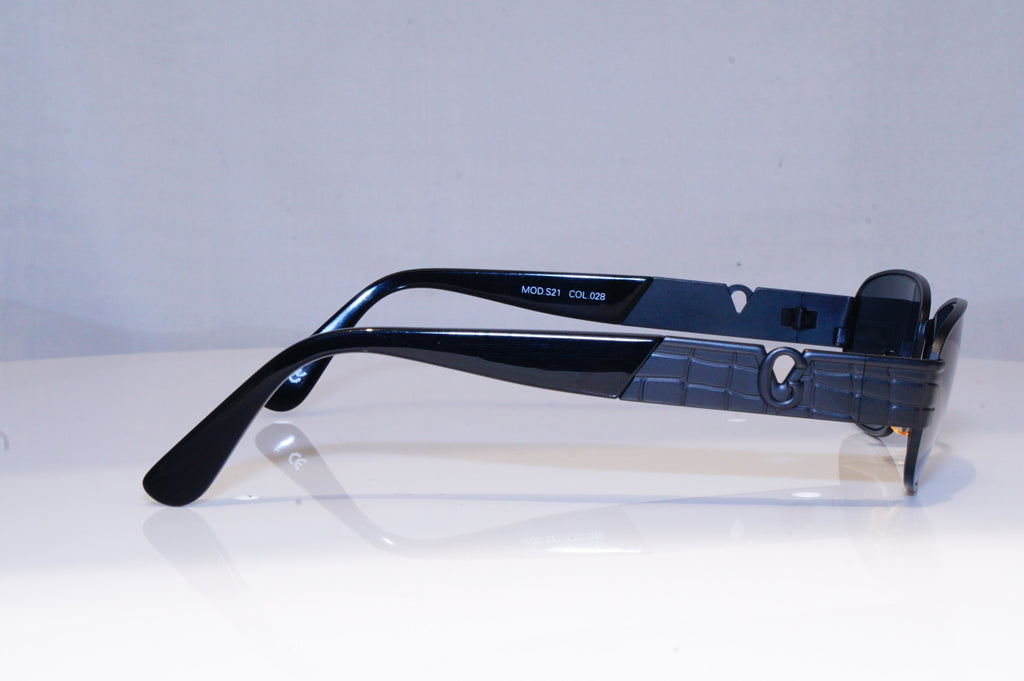 GIANNI VERSACE Mens Vintage Designer Sunglasses Black MOD S21 COL 028 18272