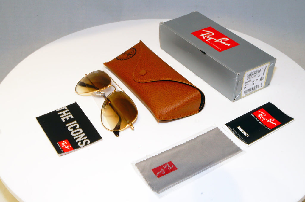RAY-BAN Mens Womens Unisex Designer Sunglasses Gold Aviator RB 3025 001/51 17012