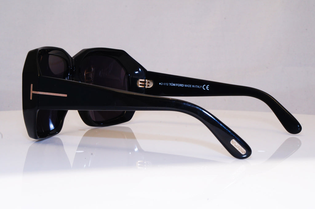 TOM FORD Womens Boxed Designer Sunglasses Black Square Elise TF266 01B 17612