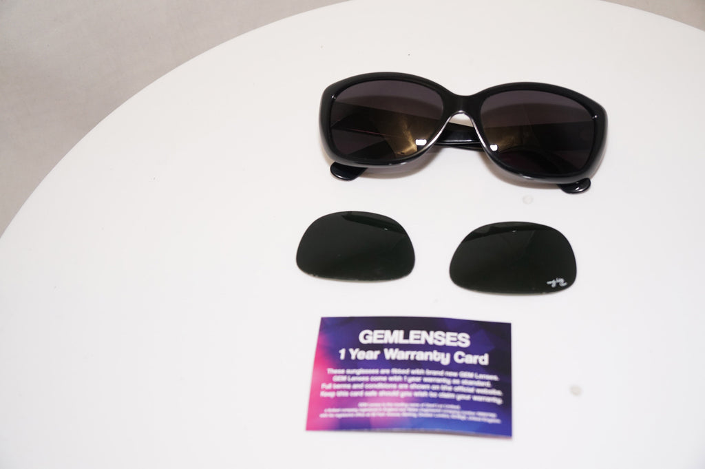 RAY-BAN Womens Designer Sunglasses Black JACKIE OHH RB 4101 601 17590