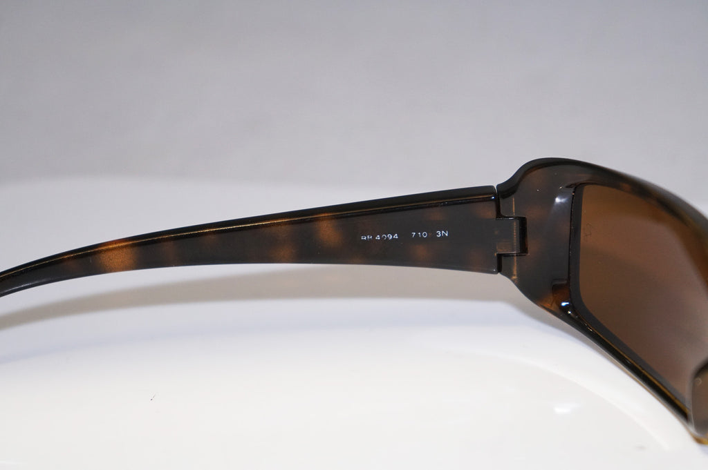 RAY-BAN Vintage Mens Designer Sunglasses Brown Rectangle RB 4094 710 14739