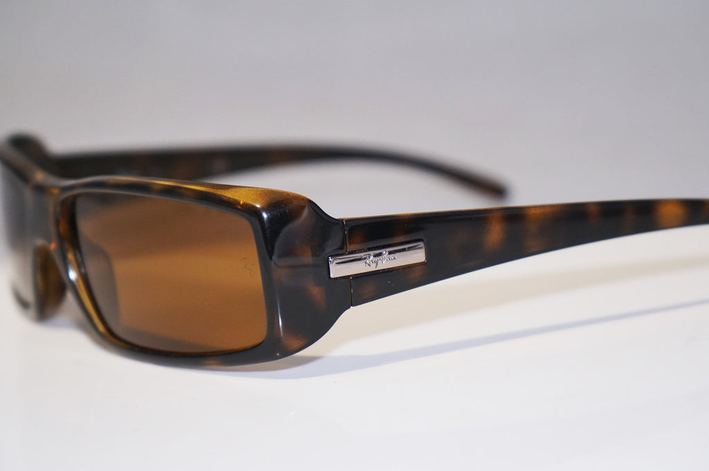 RAY-BAN Vintage Mens Designer Sunglasses Brown Rectangle RB 4094 710 14739