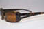 RAY-BAN Vintage Mens Designer Sunglasses Brown Rectangle RB 4094 710 14739