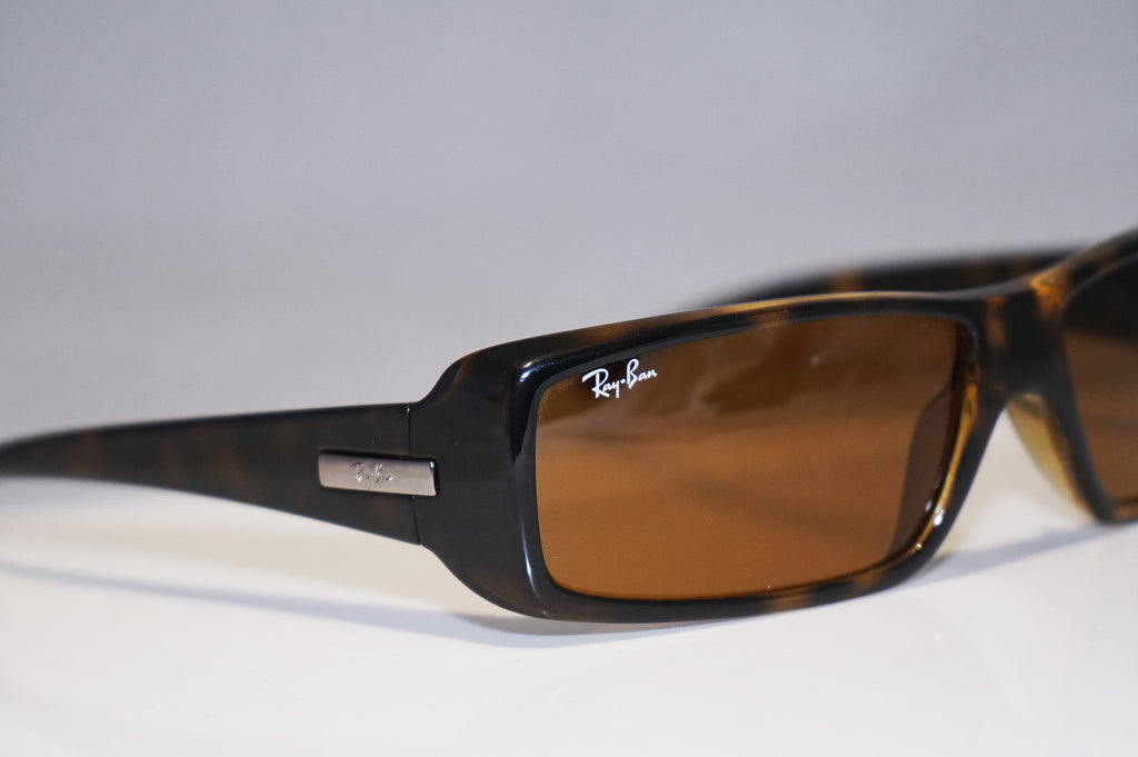 RAY-BAN Vintage Mens Designer Sunglasses Brown Rectangle RB 4094 710 14739
