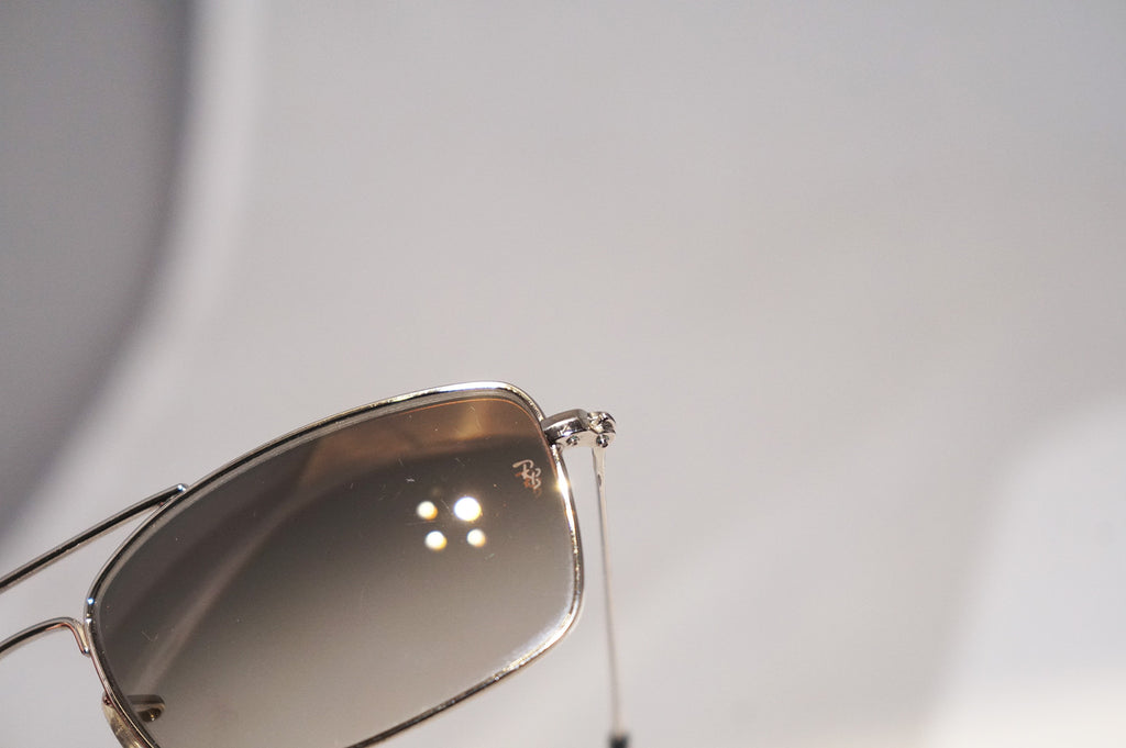 RAY-BAN Vintage Mens Designer Sunglasses Silver Rectangle RB 3309 003/32 14723