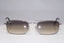 RAY-BAN Vintage Mens Designer Sunglasses Silver Rectangle RB 3309 003/32 14723