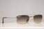 RAY-BAN Vintage Mens Designer Sunglasses Silver Rectangle RB 3309 003/32 14723