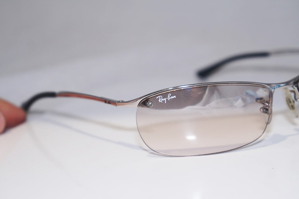 RAY-BAN Vintage Mens Designer Sunglasses Silver Top Bar RB 3186 003/8Z 14765