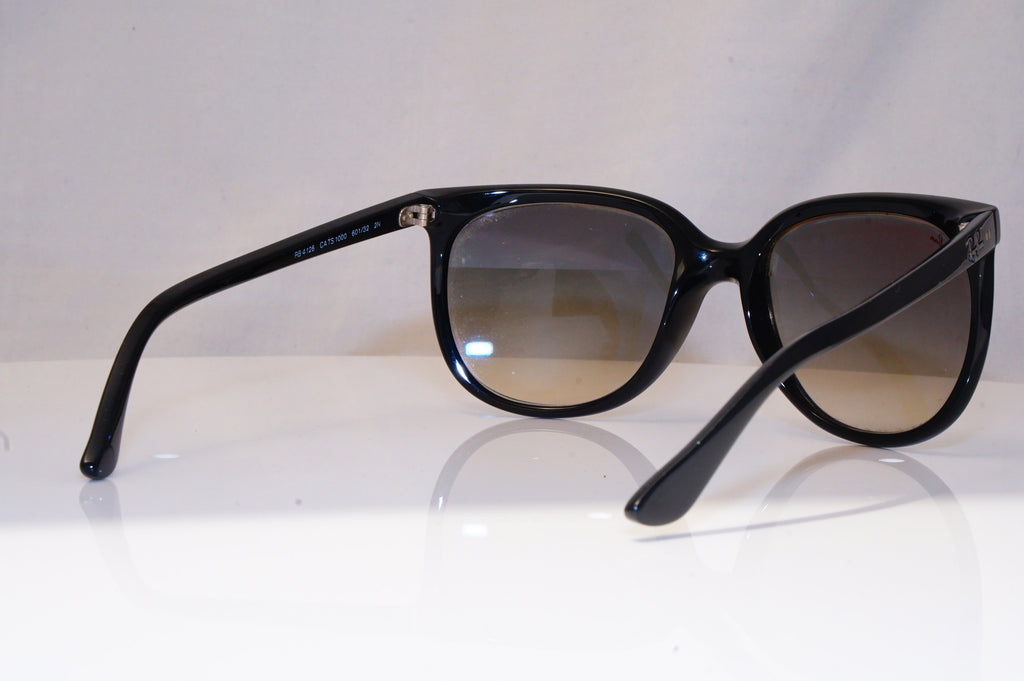 RAY-BAN Womens Designer Sunglasses Black Cat Eye CATS 1000 RB 4126 601/32 18570