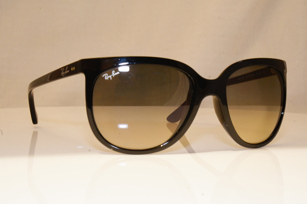 RAY-BAN Womens Designer Sunglasses Black Cat Eye CATS 1000 RB 4126 601/32 18570
