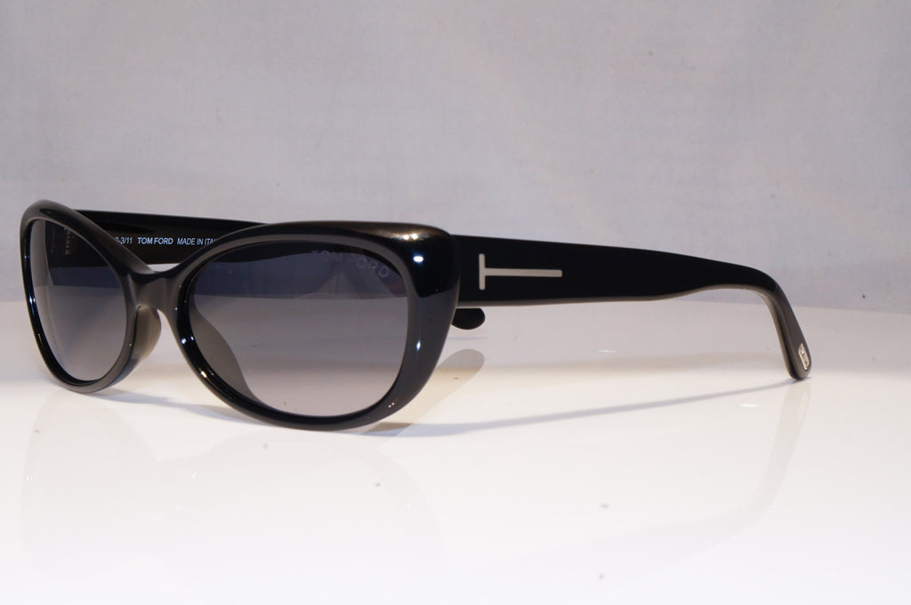 TOM FORD Womens Designer Sunglasses Black Cat Eye Sebastian TF 232 01B 21318