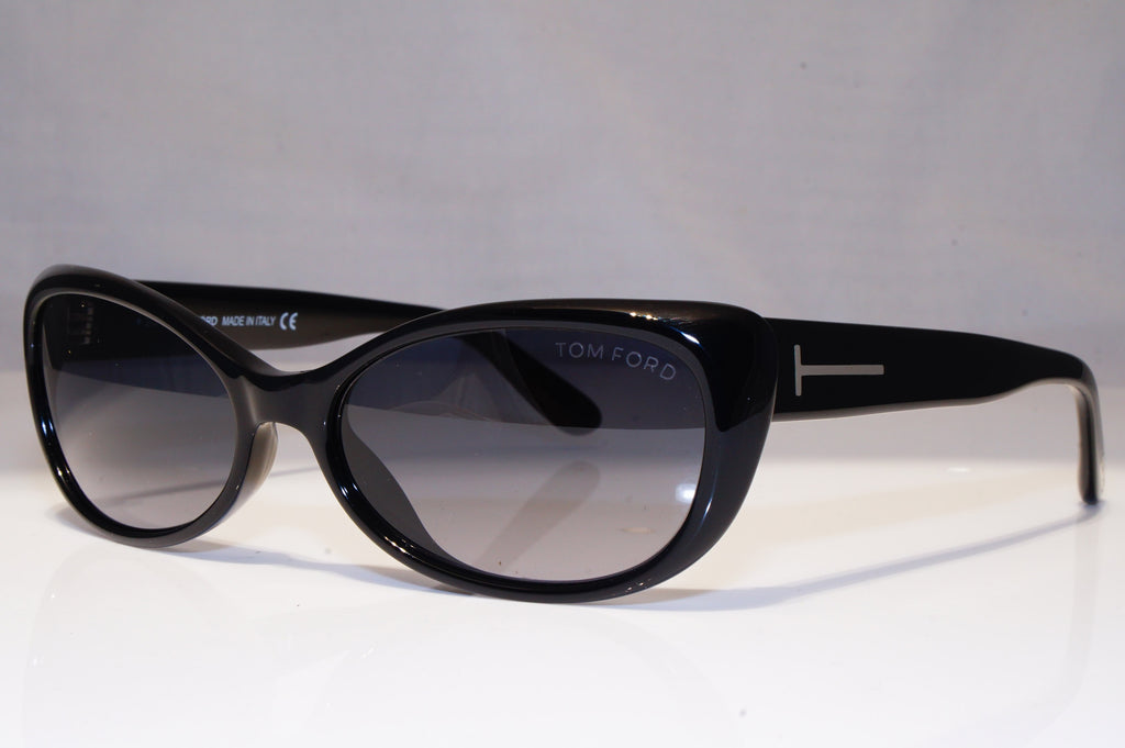 TOM FORD Womens Designer Sunglasses Black Cat Eye Sebastian TF 232 01B 21318