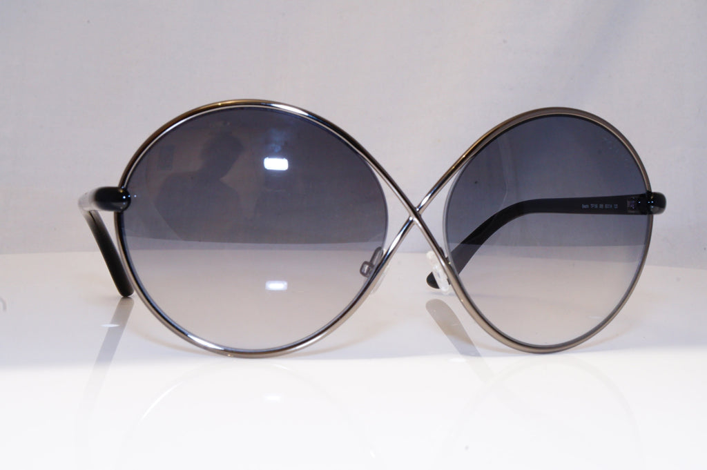 TOM FORD Womens Designer Sunglasses Silver Round Beatrix TF 159 08B 18567