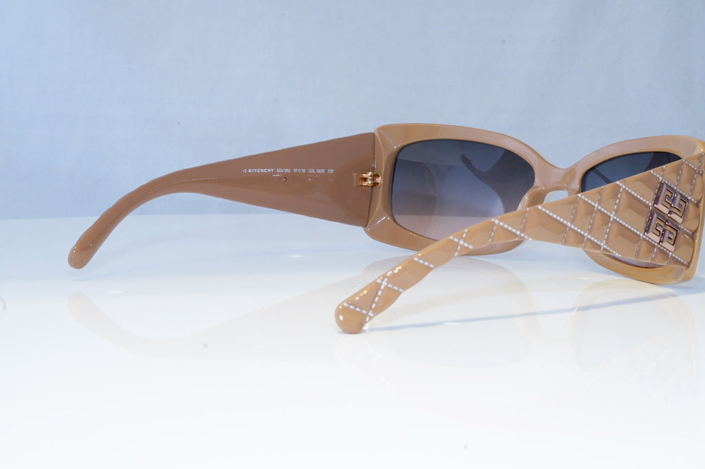 GIVENCHY Womens Designer Sunglasses Brown Square SGV 652 09Z8 19229