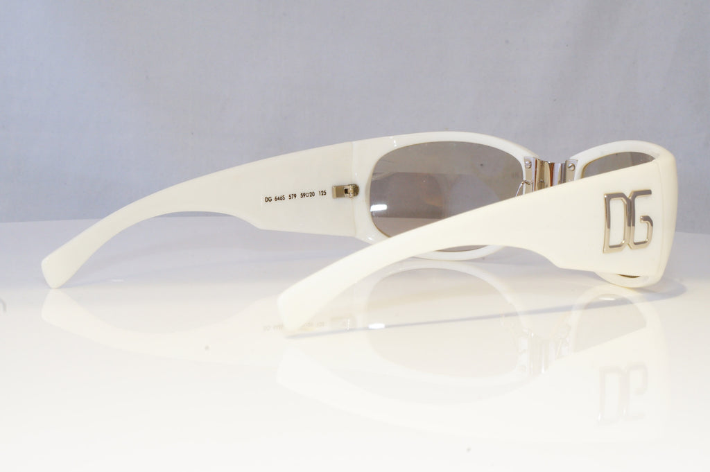 DOLCE & GABBANA Mens Womens Vintage Designer Sunglasses White DG 646S 579 19235