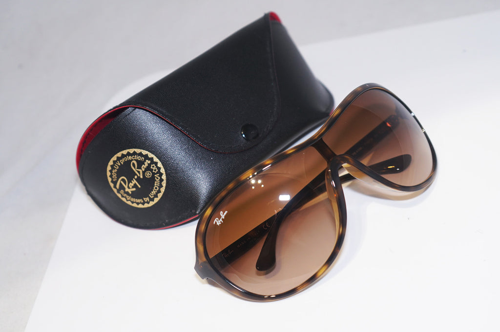 RAY-BAN Womens Designer Sunglasses Brown Shield RB 4096 710/13 14995