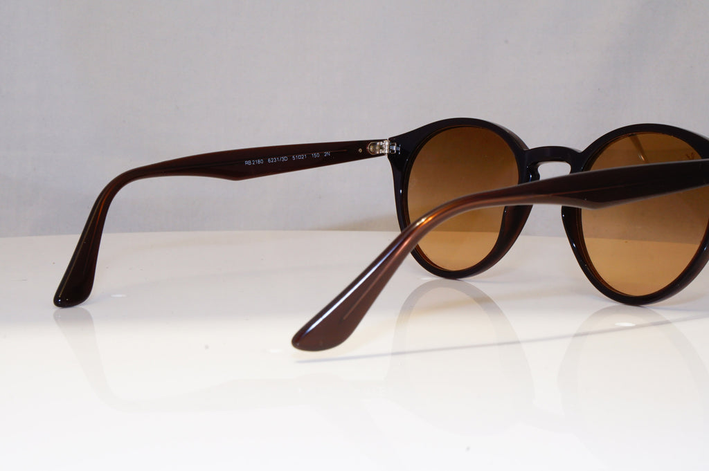 RAY-BAN Mens Womens Unisex Mirror Sunglasses Brown Round RB 2180 6231/3D 22099