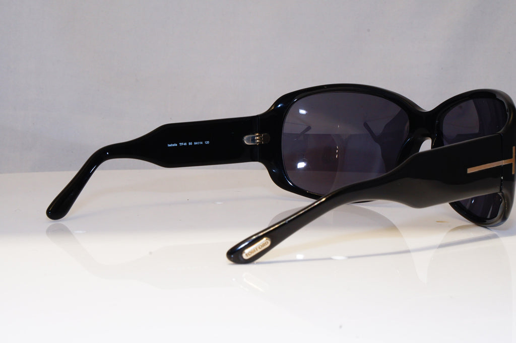 TOM FORD Womens Designer Sunglasses Black Butterfly Isabella TF 46 B5 21248