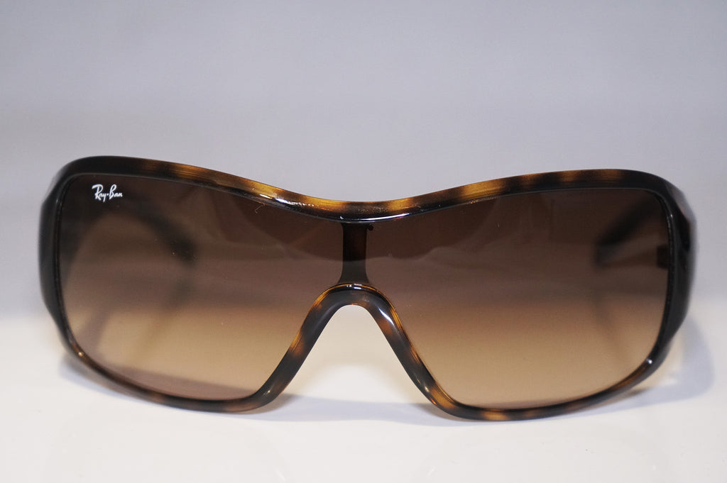 RAY-BAN Womens Designer Sunglasses Brown Shield RB 4087 710/13 15402