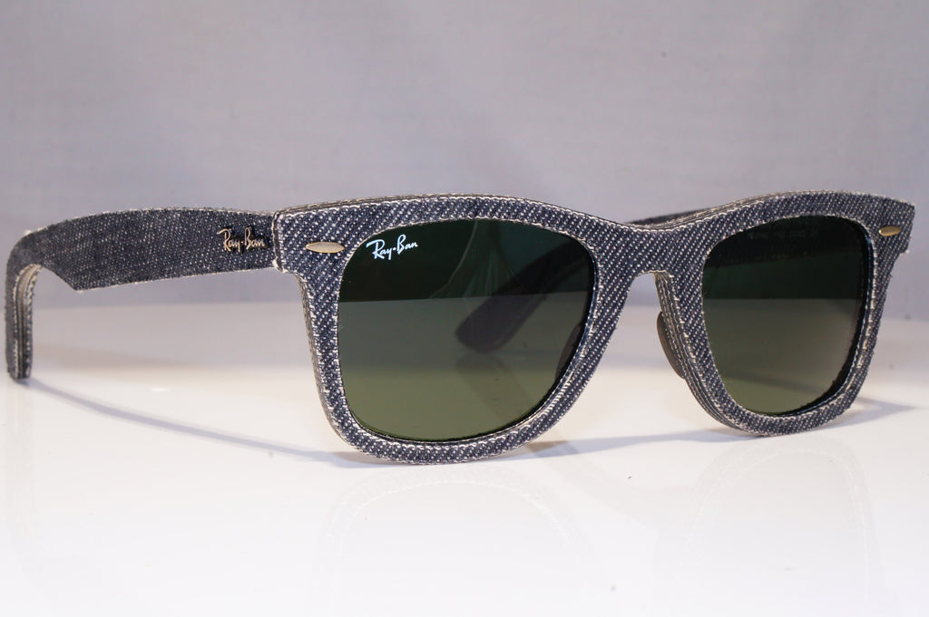 RAY-BAN Mens Womens Designer Sunglasses Grey Wayfarer DENIM RB 2140 1162 21795