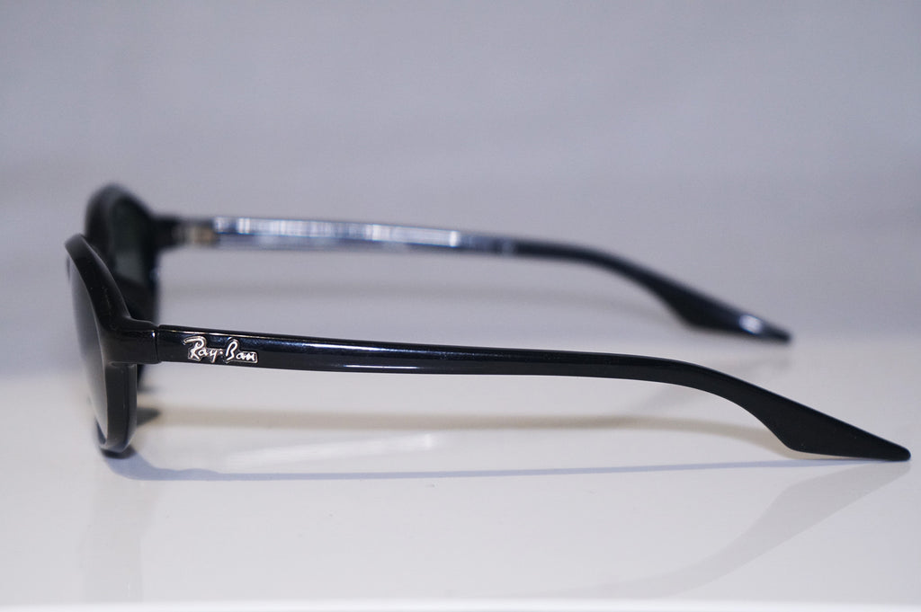RAY-BAN 1990 Vintage Mens Designer Sunglasses Black Oval W2836 Blk 15386