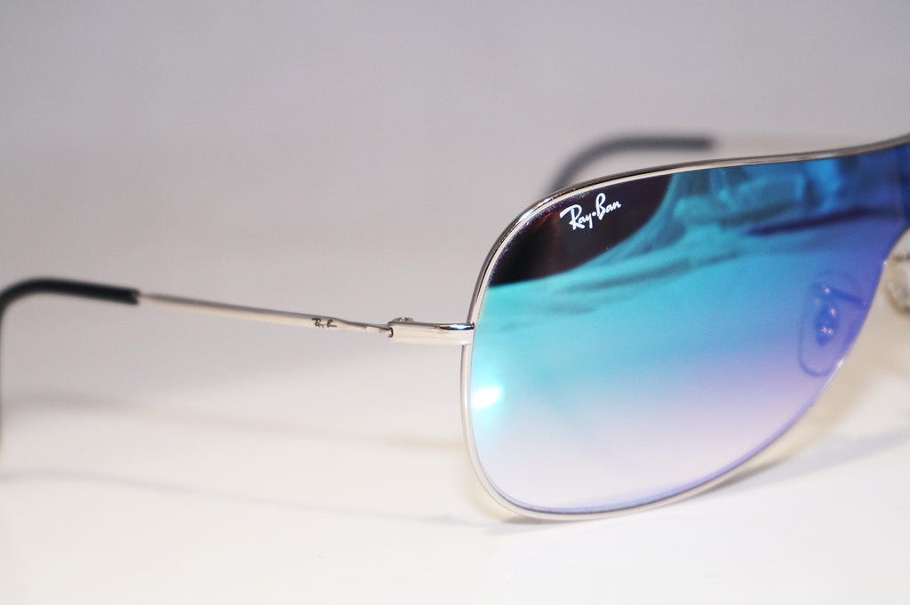 RAY-BAN Mens Designer Flash Mirror Sunglasses Silver Shield RB 3211 003/Z1 15453