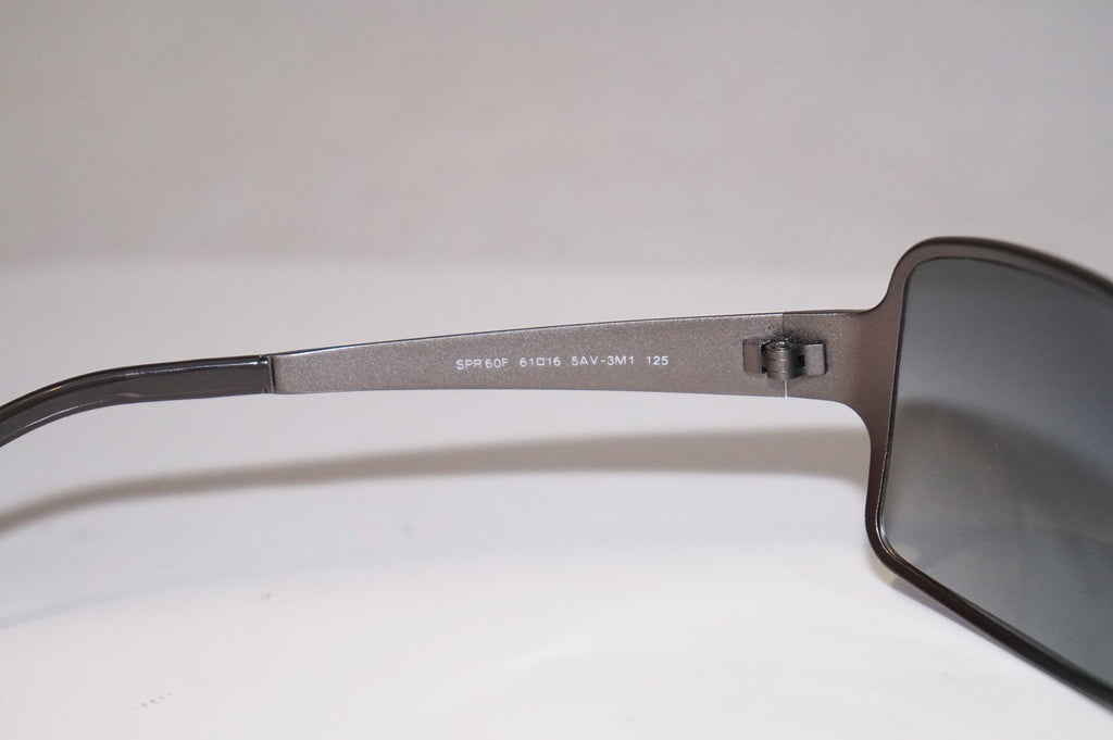 PRADA Mens Designer Sunglasses Silver Rectangle SPR 60F 5AV-3M1 15556