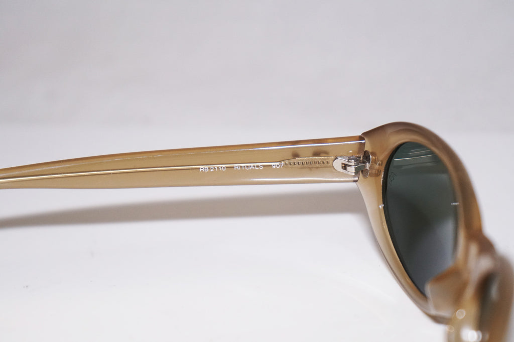RAY-BAN 1990 Vintage Mens Designer Sunglasses Brown Rituals RB 2110 907 15548