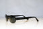 GIANNI VERSACE Mens Vintage 1990 Designer Sunglasses Black Rectangle 028 17649