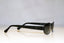 GIANNI VERSACE Mens Vintage 1990 Designer Sunglasses Black Rectangle 028 17649