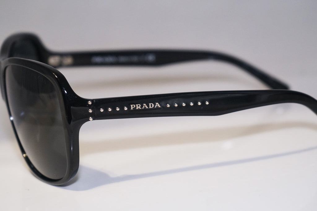 PRADA Womens Designer Studded Sunglasses Black Oversized SPR 01M 1AB-1A1 15578