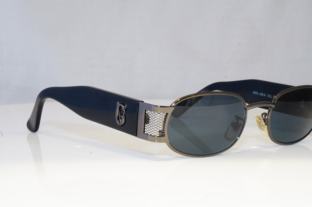 GIANNI VERSACE Mens Vintage 1990 Designer Sunglasses Black X26 89M 19968