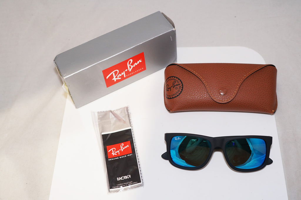 RAY-BAN New Mens Designer Mirror Sunglasses Black Justin RB 4165 622/55 15598