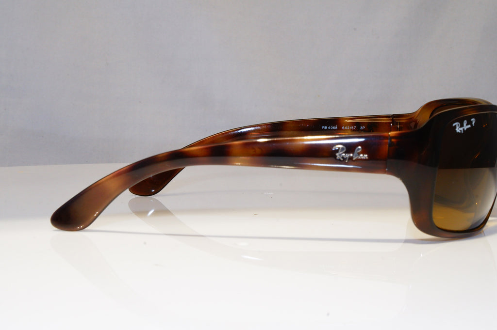RAY-BAN Mens Womens Unisex Polarized Sunglasses Rectangle RB 4068 642/57 22135