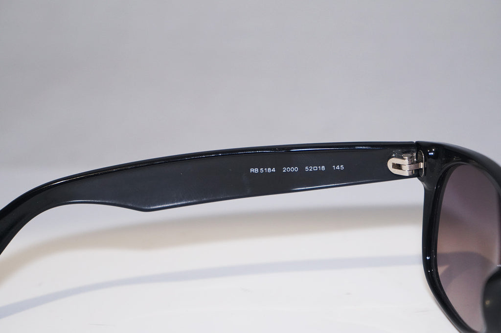 RAY-BAN Mens Unisex Designer Sunglasses Black Wayfarer RB 5184 2000 15393