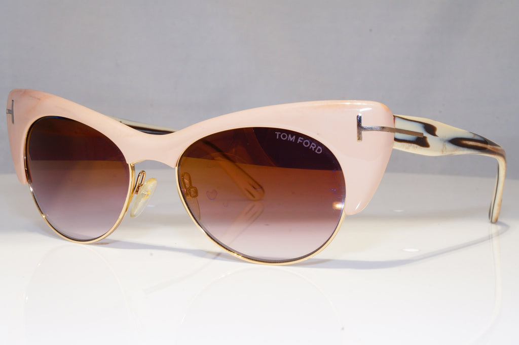 TOM FORD Womens Boxed Designer Sunglasses Pink Cat Eye Lola TF 387 74G 22137
