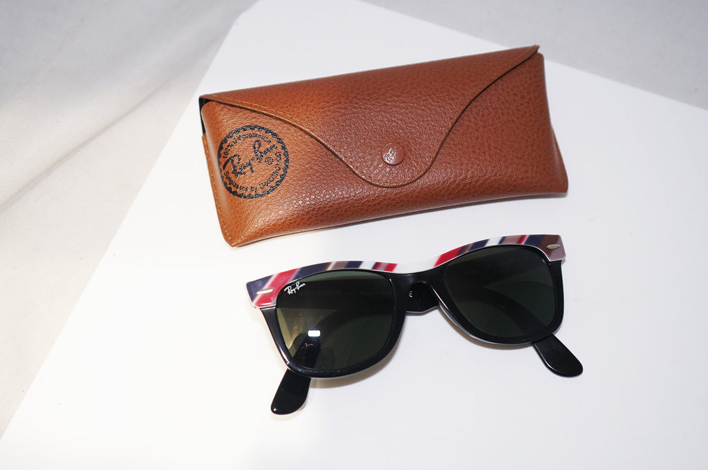 RAY-BAN Mens Unisex Designer Sunglasses Black Wayfarer II RB 2143 1034 15367