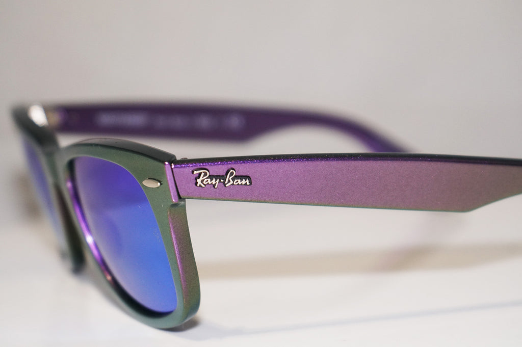 RAY-BAN Mens Designer Mirror Cosmic Sunglasses Mercury Wayfarer RB 2140 15433