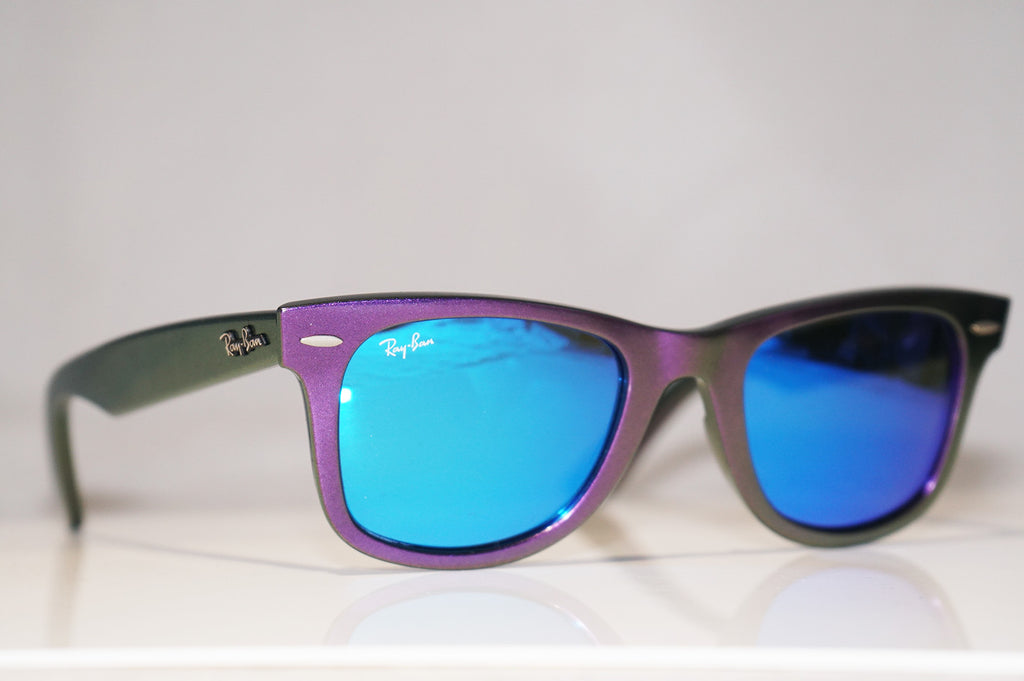 RAY-BAN Mens Designer Mirror Cosmic Sunglasses Mercury Wayfarer RB 2140 15433