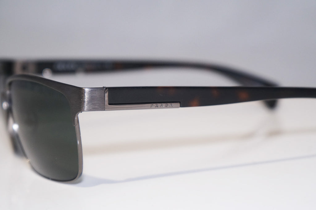 PRADA Mens Designer Sunglasses Silver Rectangle SPR 51O DHG-3O1 15609
