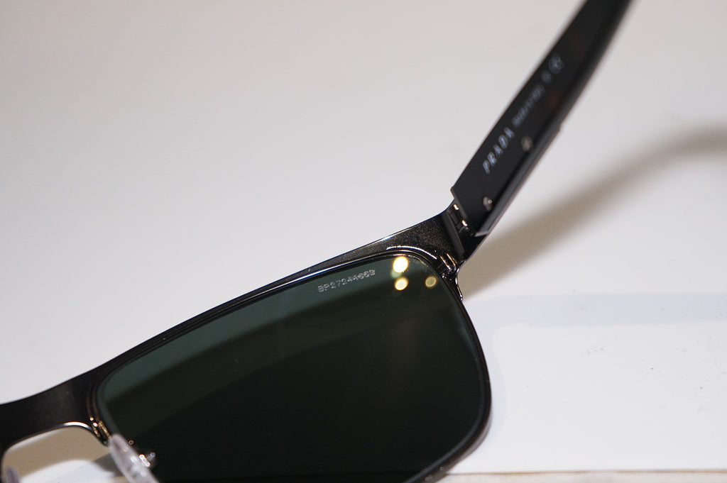 PRADA Mens Designer Sunglasses Silver Rectangle SPR 51O DHG-3O1 15609