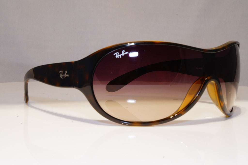 RAY-BAN Mens Womens Unisex Designer Sunglasses Brown Shield RB 4081 710/13 21864