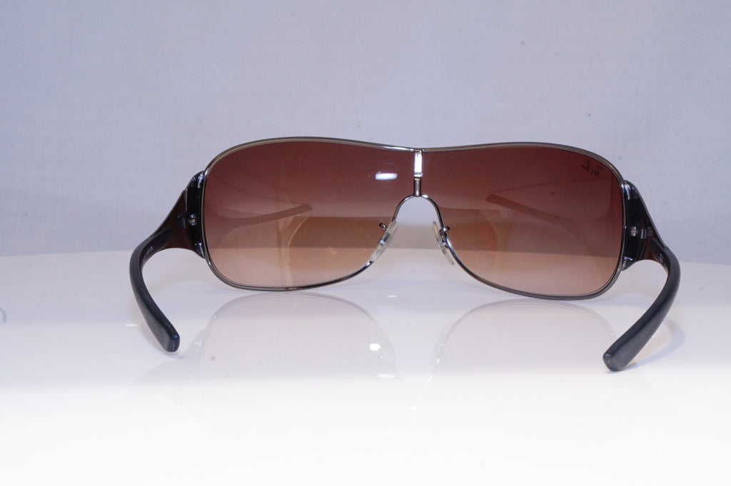 RAY-BAN Mens Designer Sunglasses Silver Shield RB 3321 041/13 19795