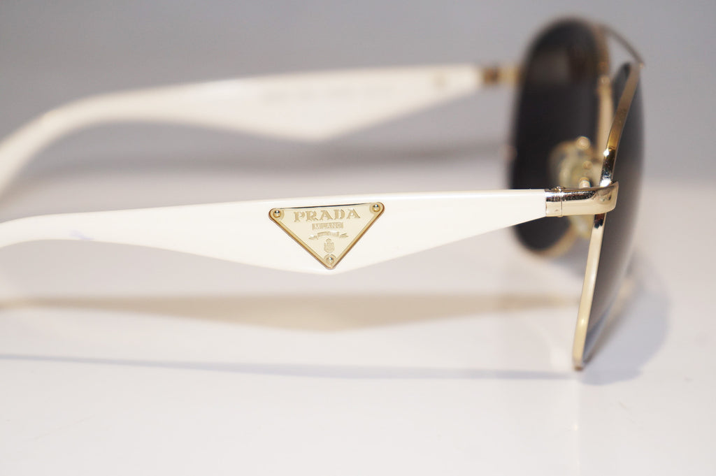 PRADA Mens Designer Sunglasses White Aviator SPR 53Q ZVN-6E1 15626
