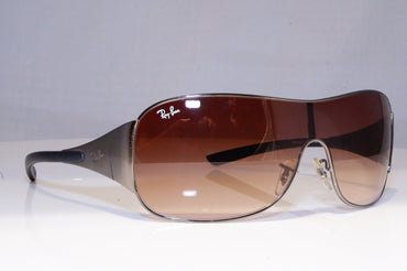 RAY-BAN Mens Designer Sunglasses Silver Shield RB 3321 041/13 19795