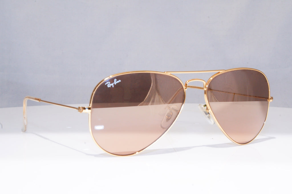RAY-BAN Mens Designer Sunglasses Gold Pilot AVIATOR RB 3025 001/3E 18636