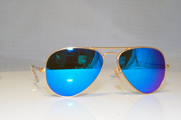 RAY-BAN Mens Unisex Mirror Designer Sunglasses Gold Aviator RB 3025 112/69 15091